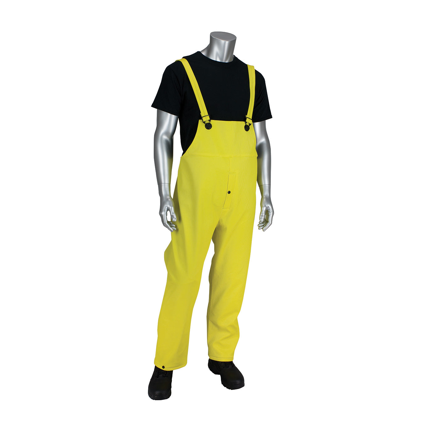 Flex 201-650B Bib Overalls Ribbed PVC Waterproof Yellow