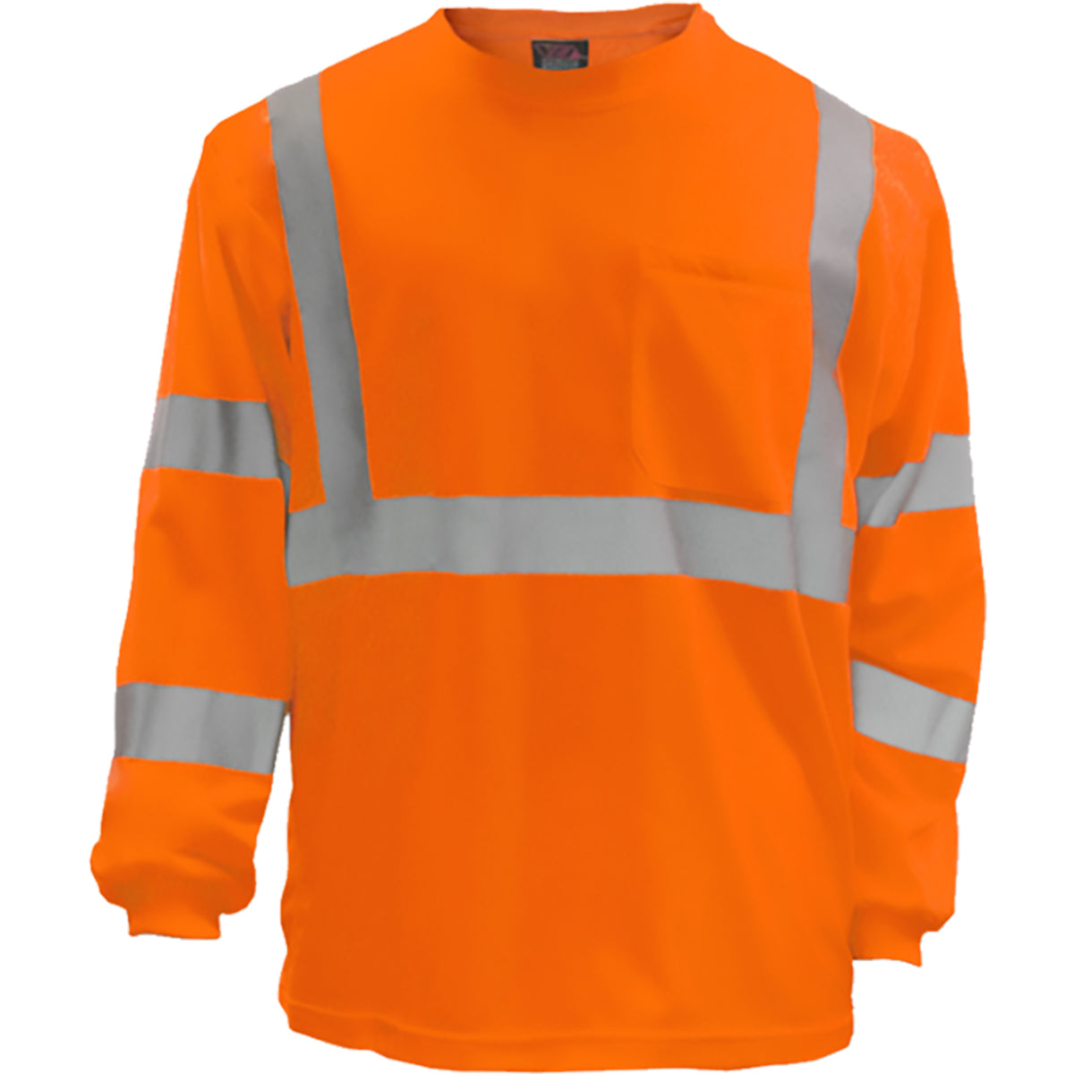 Reflective Apparel 204ST Hi-Vis Safety Shirt Moisture Wicking UPF 35 Orange