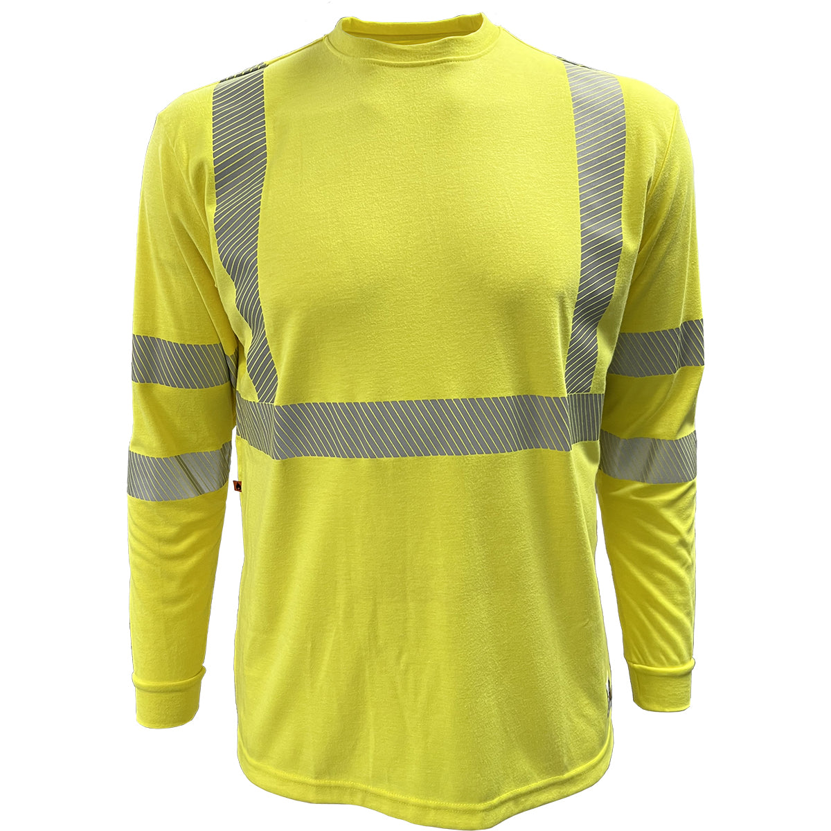 Reflective Apparel 205FRGS AR/FR Hi-Vis Long Sleeve T-Shirt Yellow