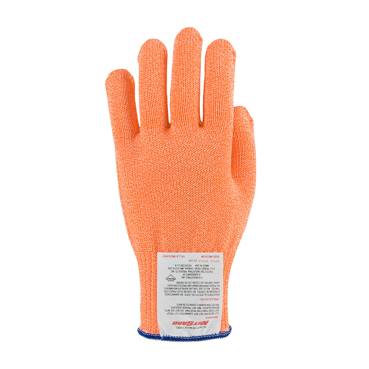 Claw Cover 22-760OR Cut Resistant Gloves Dyneema Antimicrobial Orange