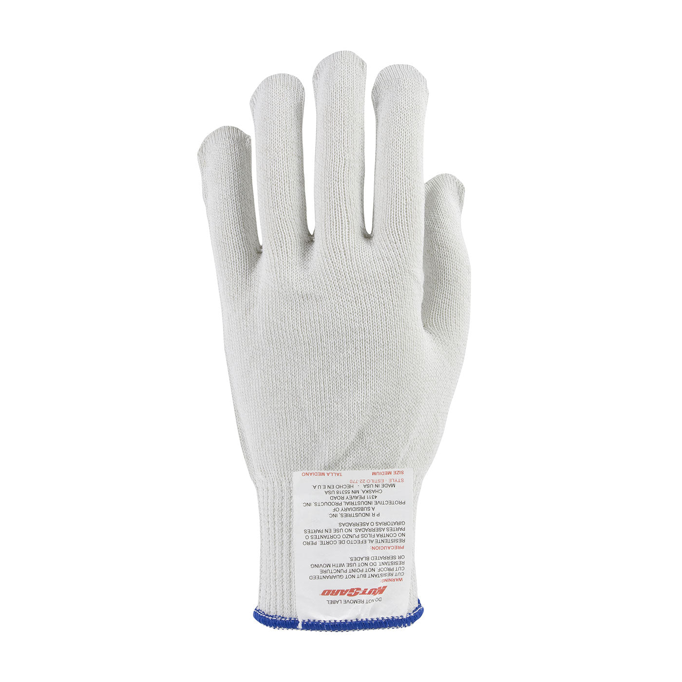 Claw Cover 22-770 Cut Resistant Gloves Steel Core Dyneema White