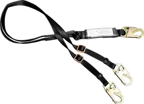 French Creek 22440AB shock absorbing lanyard ANSI Z359.1-2007, Meets or exceeds all OSHA requirements