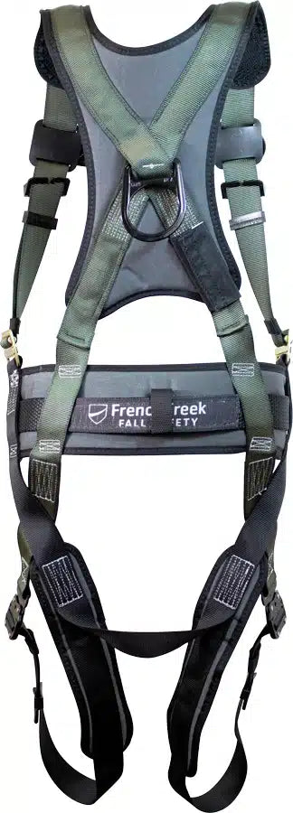 French Creek Stratos Full Body Harness Comfort Waist Pad Bayonet Legs 22870
