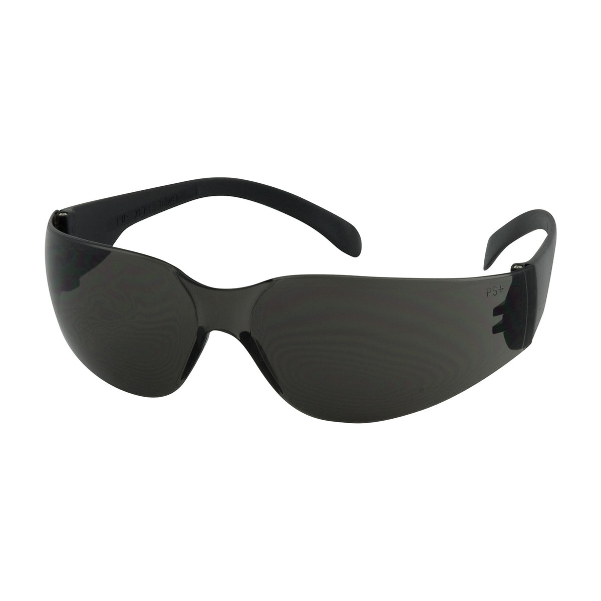 Bouton Optical 250-00-0001 Safety Glasses Rimless Anti-Scratch Black