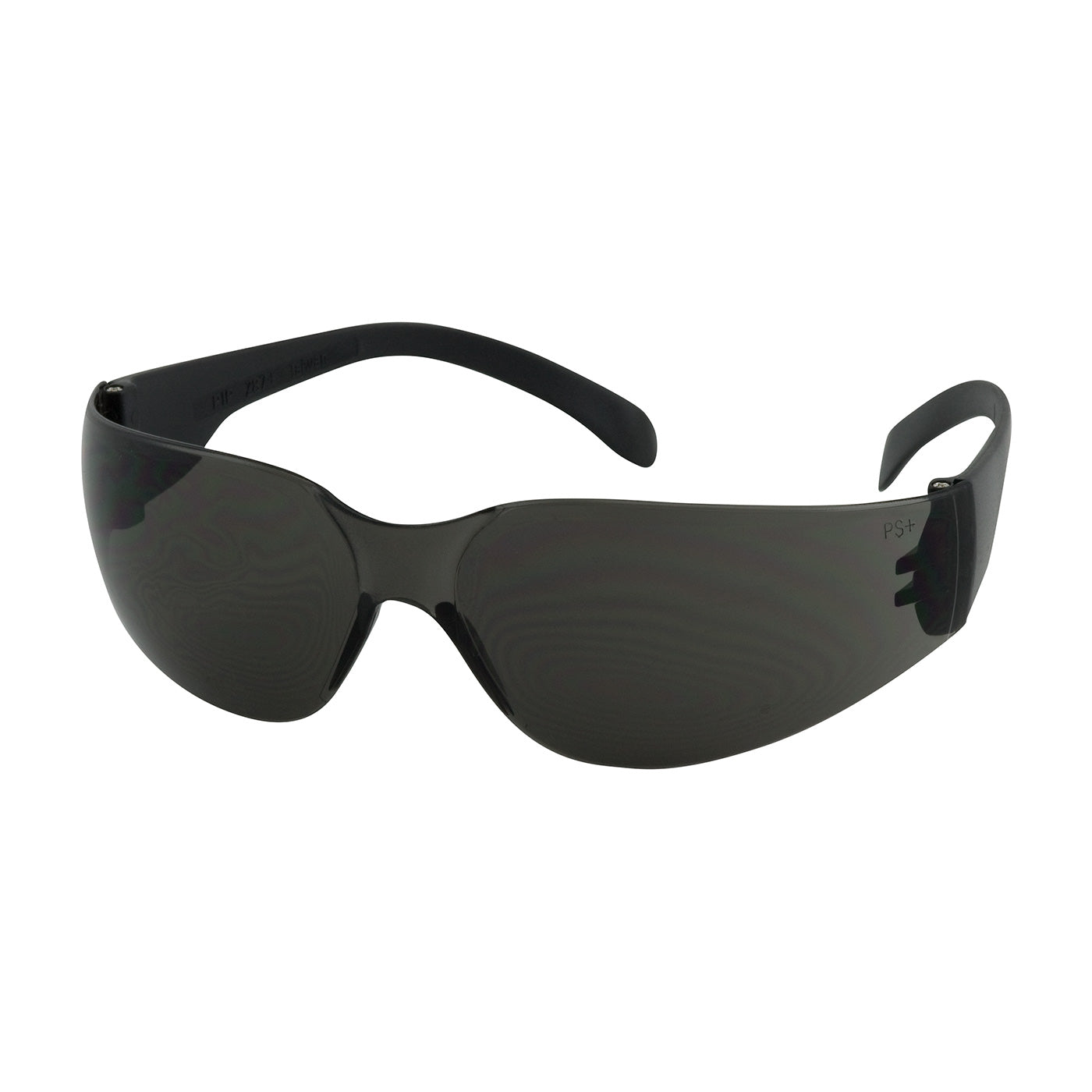 Bouton Optical 250-00-0001 Safety Glasses Rimless Anti-Scratch Black