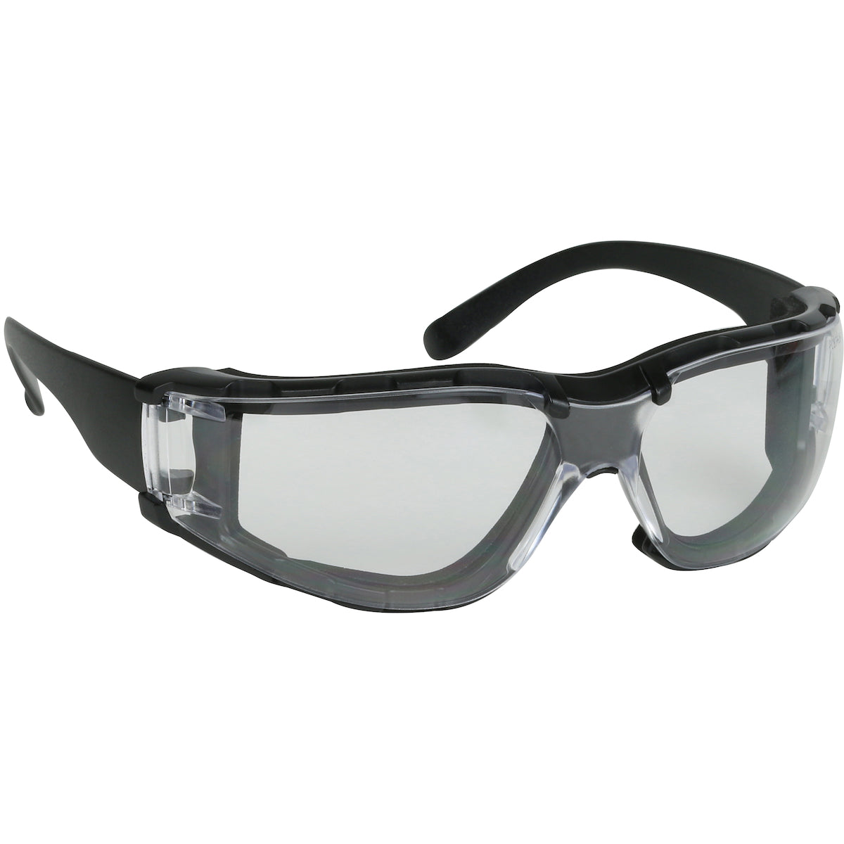 Bouton Optical 250-00-F020 Safety Glasses Polycarbonate Anti-Fog Black