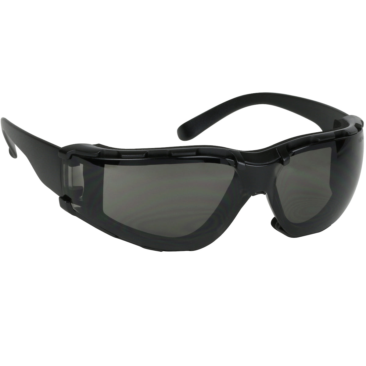 Bouton Optical 250-00-F021 Safety Glasses Polycarbonate Anti-Fog Black
