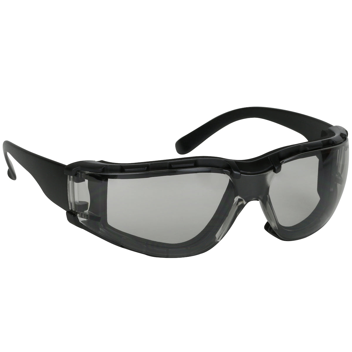 Bouton Optical 250-00-F051 Safety Glasses Polycarbonate Anti-Fog Black