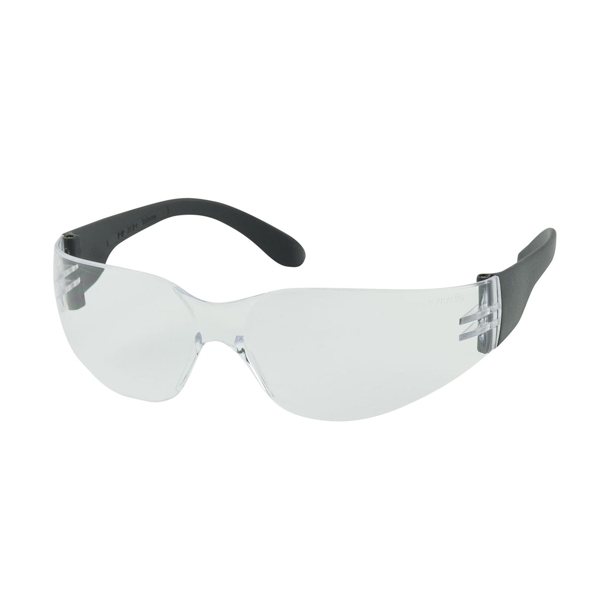 Bouton Optical 250-01-0000 Safety Glasses Polycarbonate Anti-Scratch Black