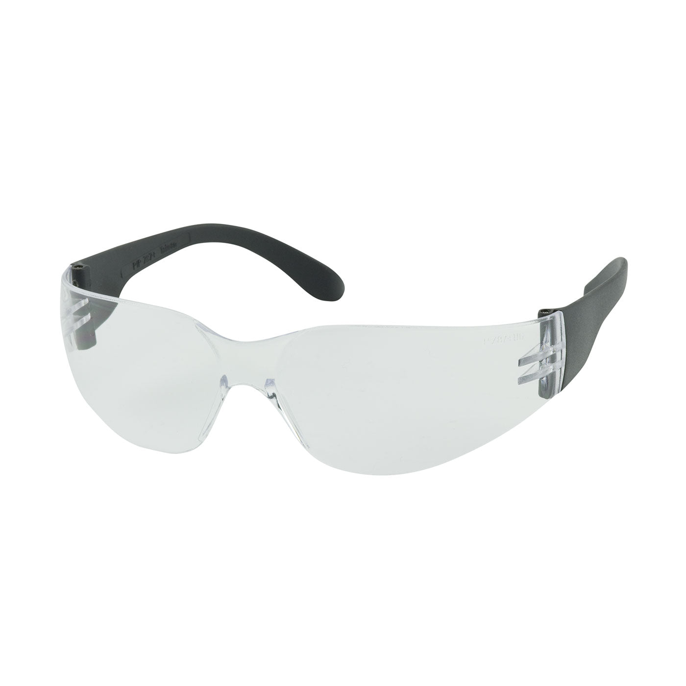 Bouton Optical 250-01-0000 Safety Glasses Polycarbonate Anti-Scratch Black