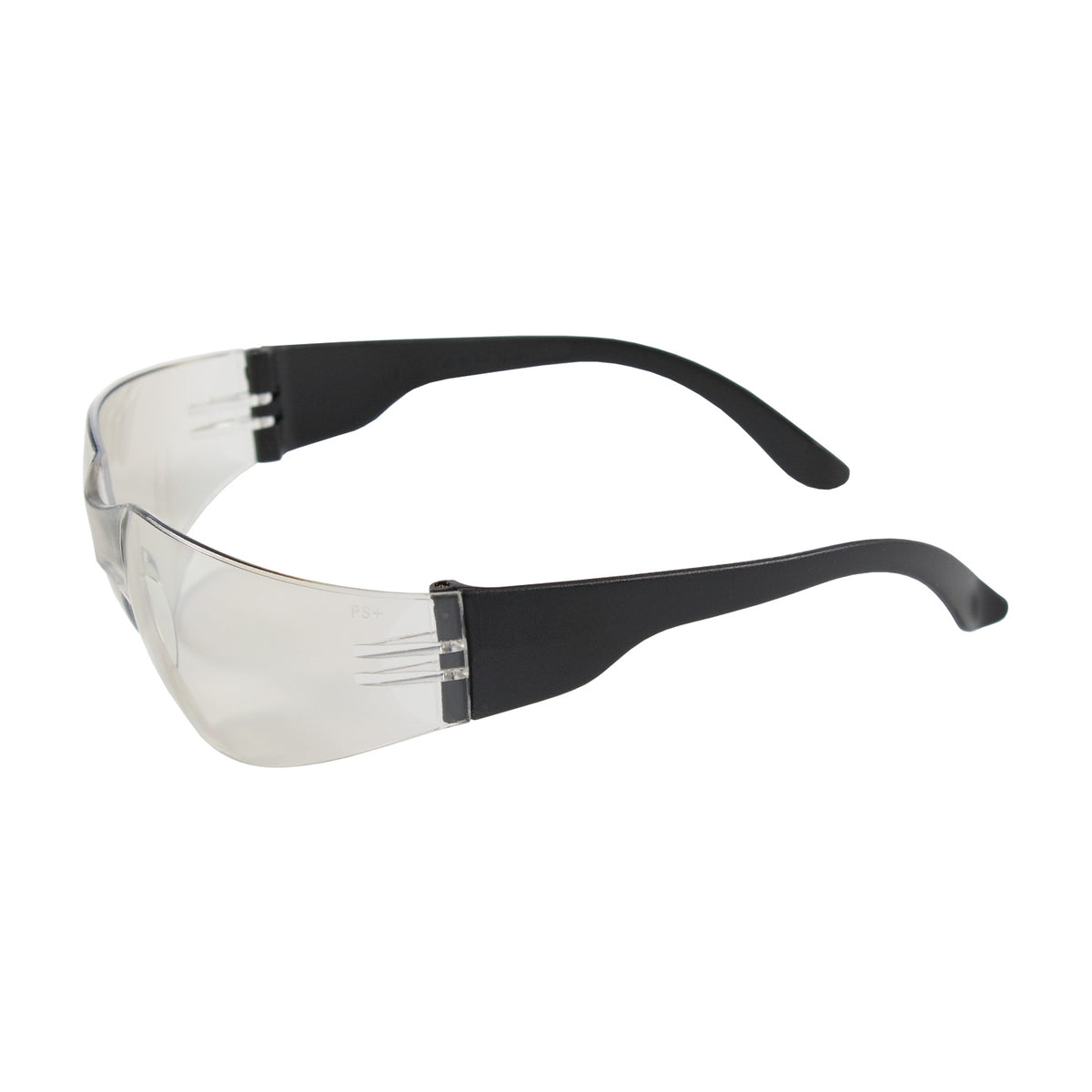 Bouton Optical 250-01-0002 Safety Glasses Polycarbonate Anti-Scratch Black