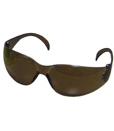 Bouton Optical 250-01-5504 Safety Glasses Polycarbonate Anti-Scratch Dark Brown