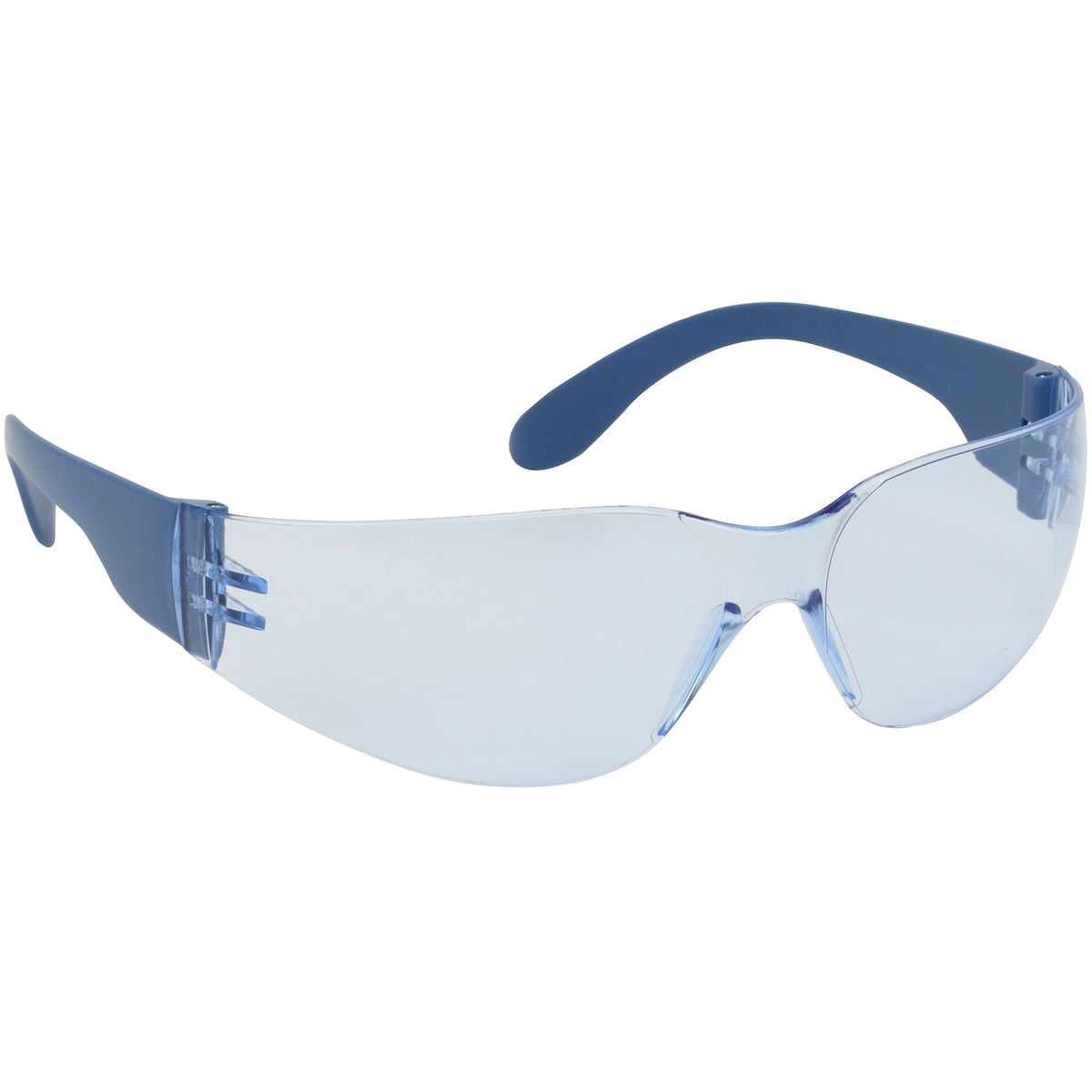 Bouton Optical 250-01-D053 Safety Glasses Metal Detectable Blue