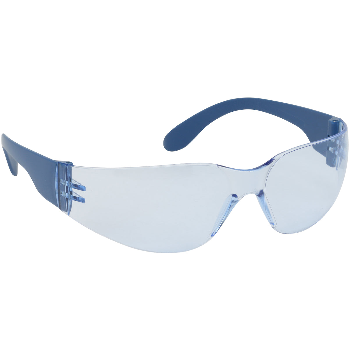 Bouton Optical 250-01-D553 Safety Glasses Metal Detectable Blue