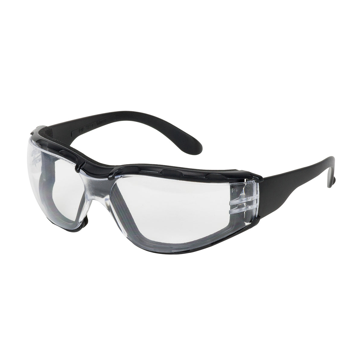 Bouton Optical 250-01-F020 Safety Glasses Foam Padded Black