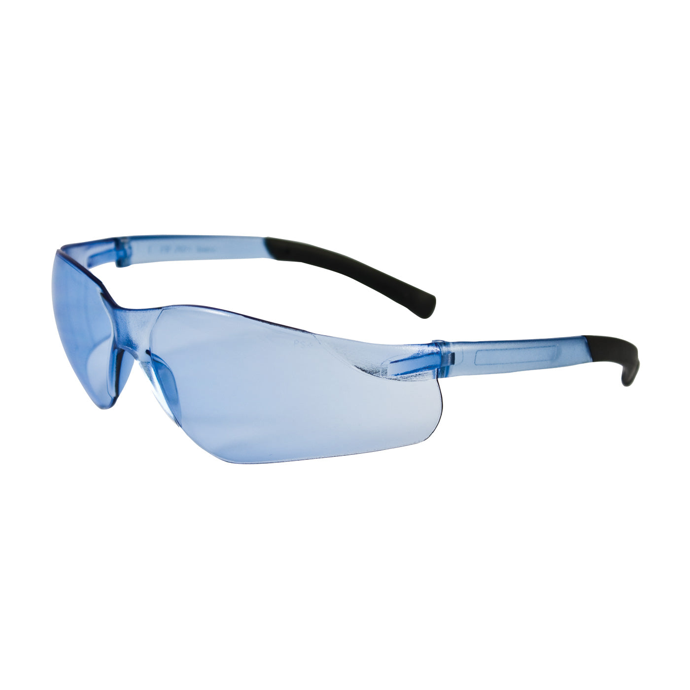 Bouton Optical 250-06-5503 Safety Glasses Rimless Light Blue Lens