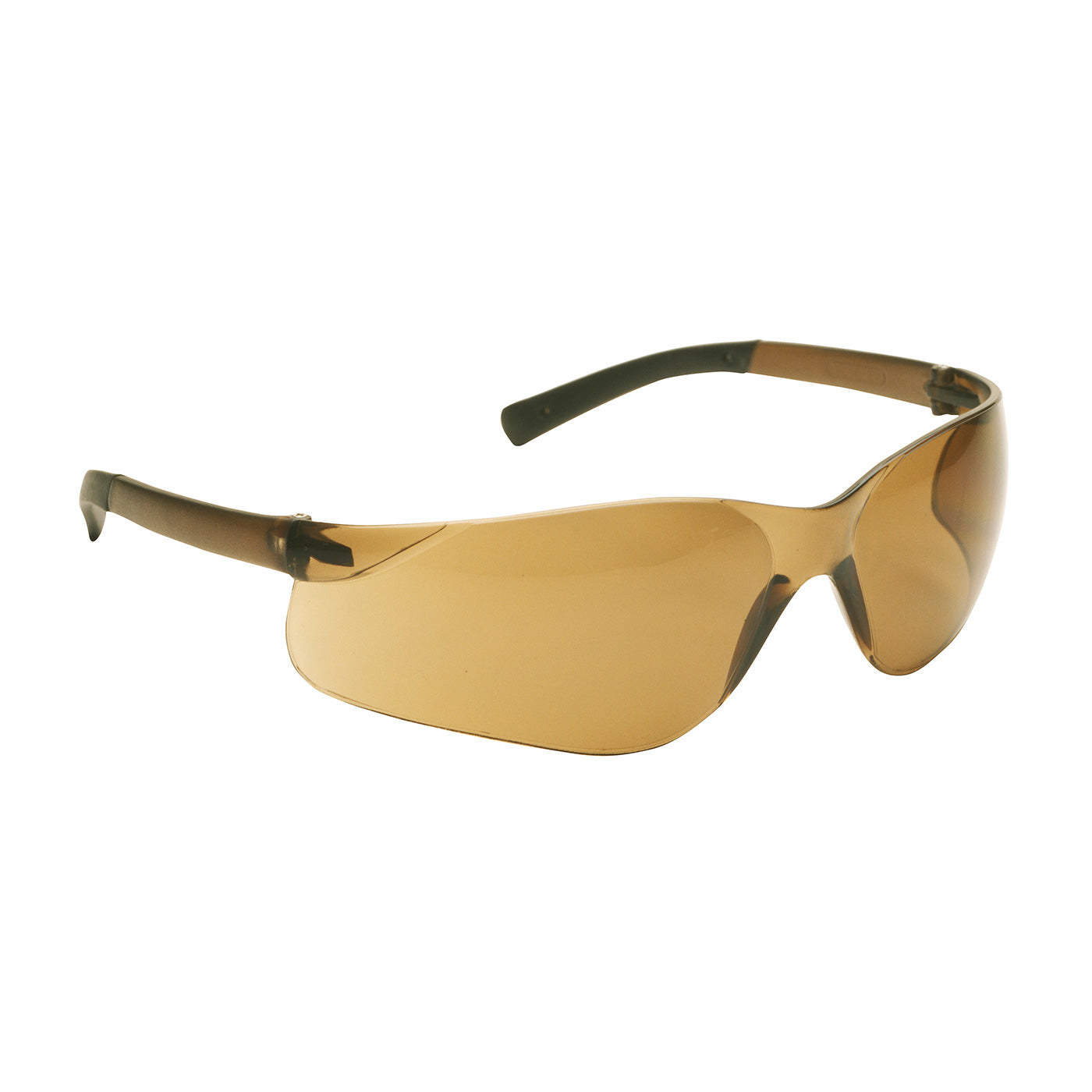 Bouton Optical 250-06-5504 Safety Glasses Rimless Dark Brown Lens