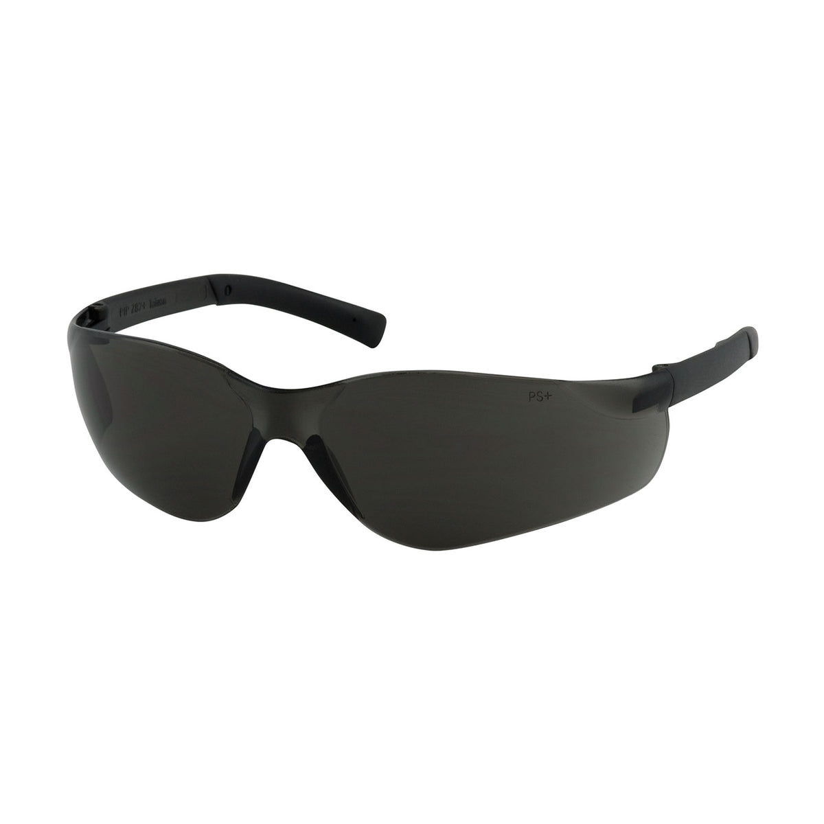 Bouton Optical 250-06-5521 Safety Glasses Gray Lens Anti-Fog Dark Gray