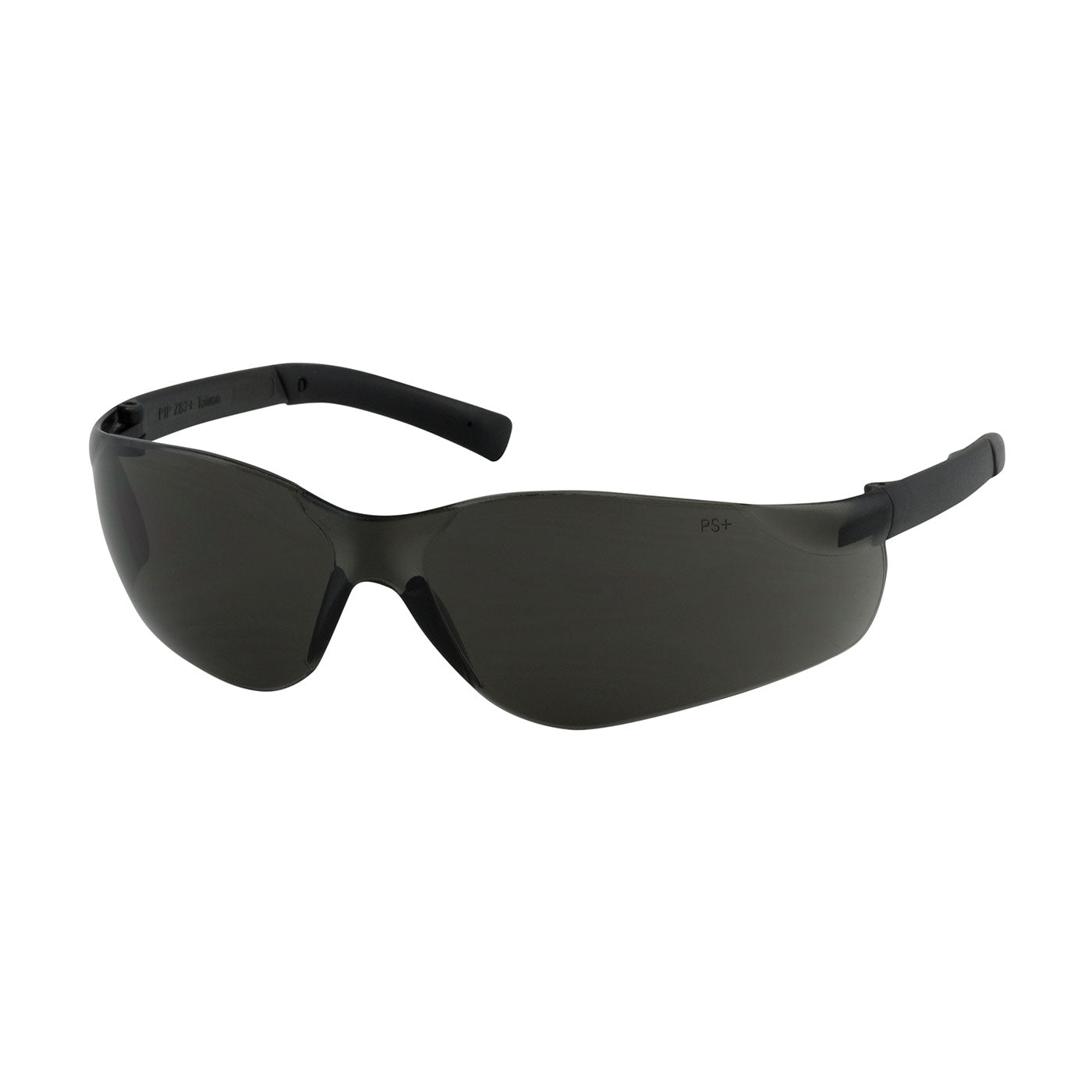 Bouton Optical 250-06-5521 Safety Glasses Gray Lens Anti-Fog Dark Gray
