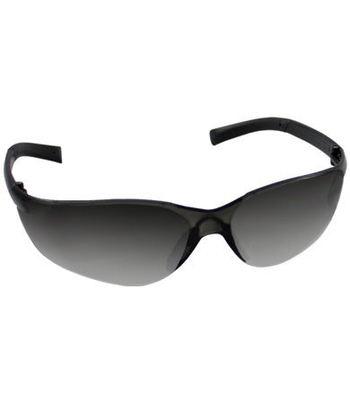 Bouton Optical 250-08-0005 Safety Glasses Silver Mirror Lens Anti-Scratch Black