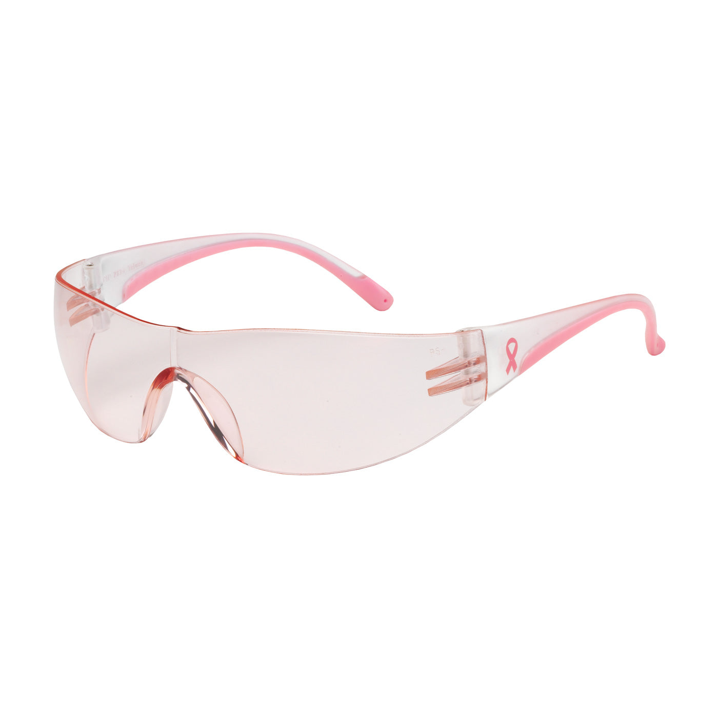 Bouton Optical 250-10-0904 Safety Glasses Rimless Pink Lens