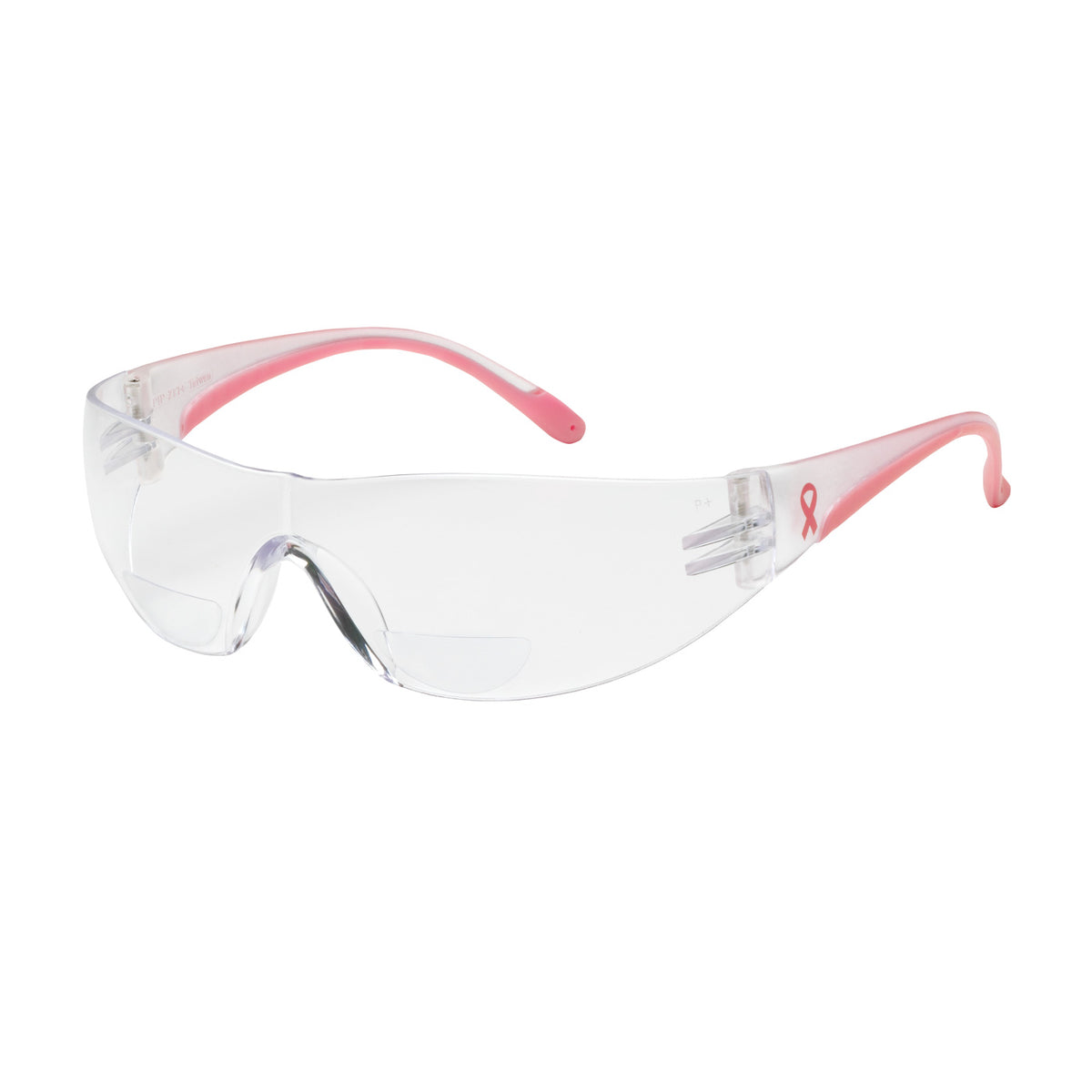 Bouton Optical 250-12-0150 Safety Readers Rimless +1.50 Pink