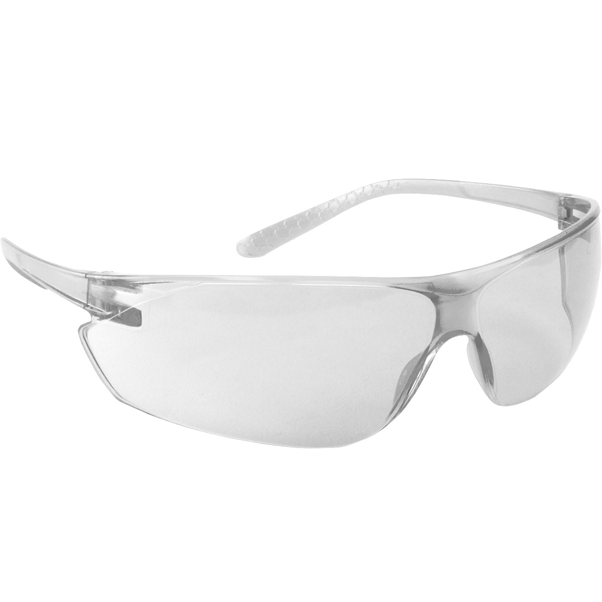 Bouton Optical 250-14-0020 Rimless Safety Glasses Clear Anti-Fog