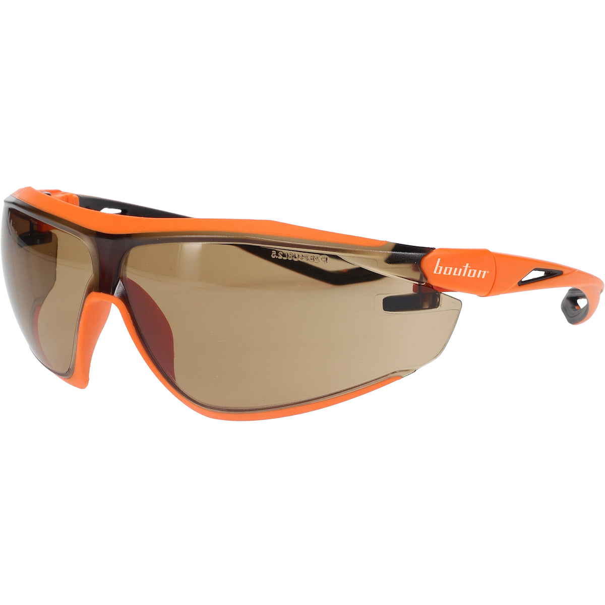 Bouton Optical 250-15-0021 Safety Glasses Bio-Based Anti-Fog Orange