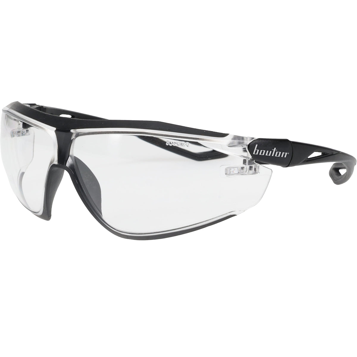Bouton Optical 250-15-5520 Safety Glasses Bio-Based Anti-Scratch Black