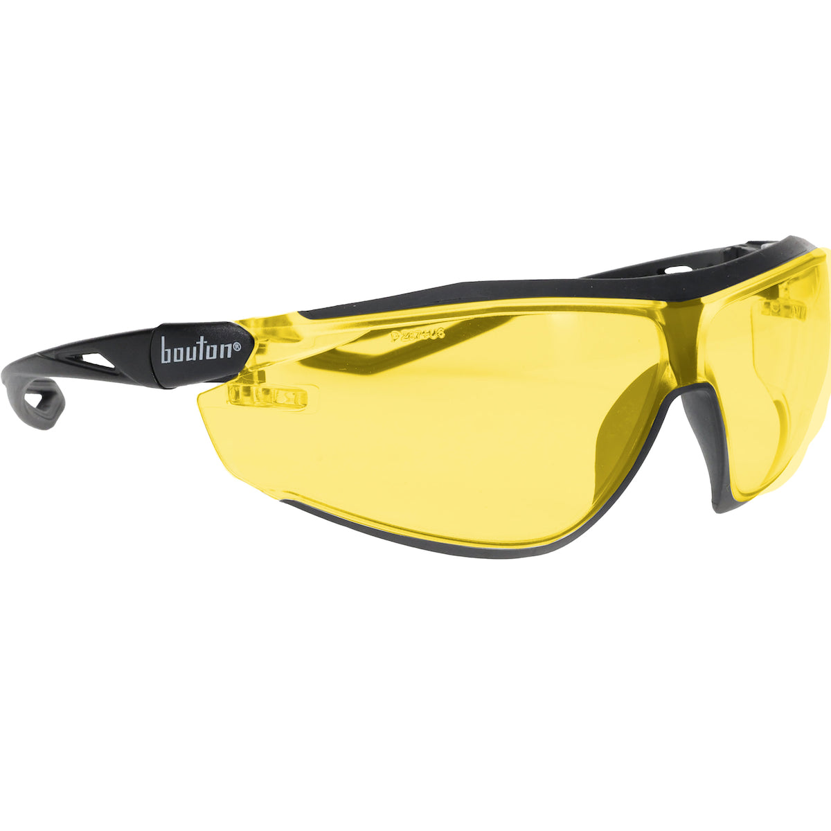 Bouton Optical 250-15-5529 Safety Glasses Bio-Based Anti-Scratch Black