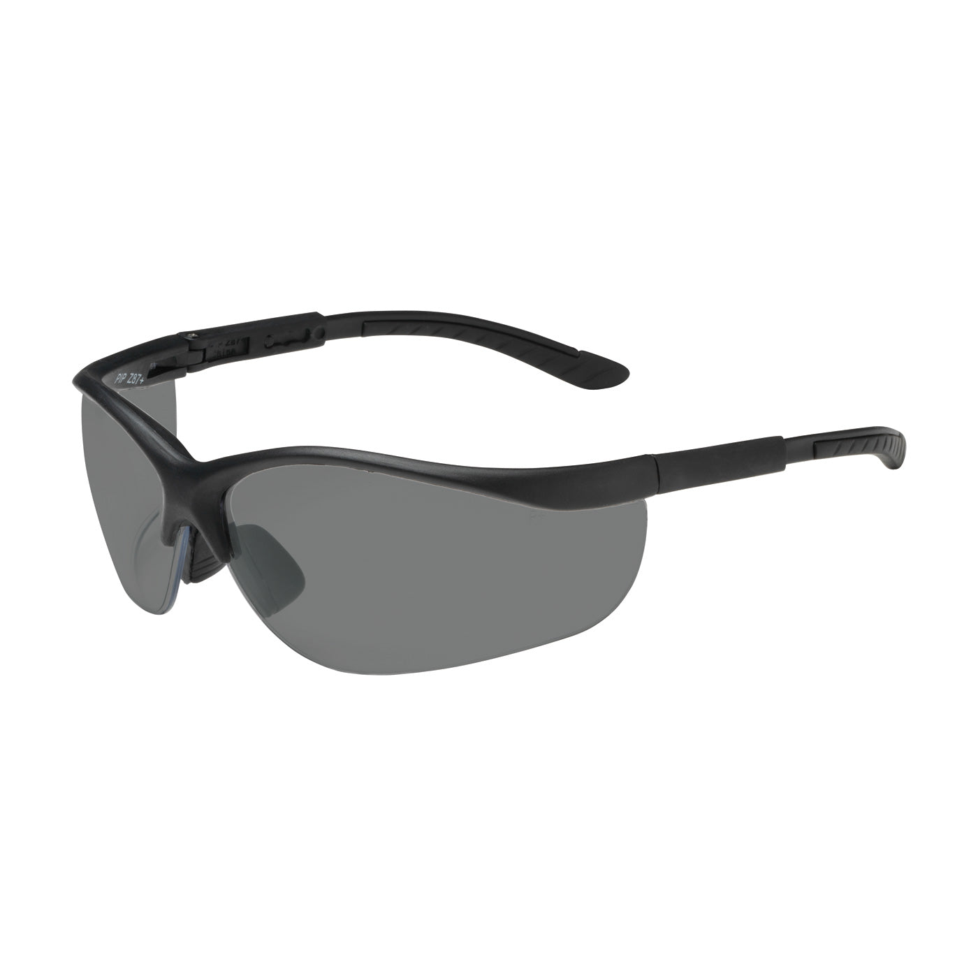 Bouton Optical 250-21-0421 Safety Glasses Black Frame Anti-Fog Black