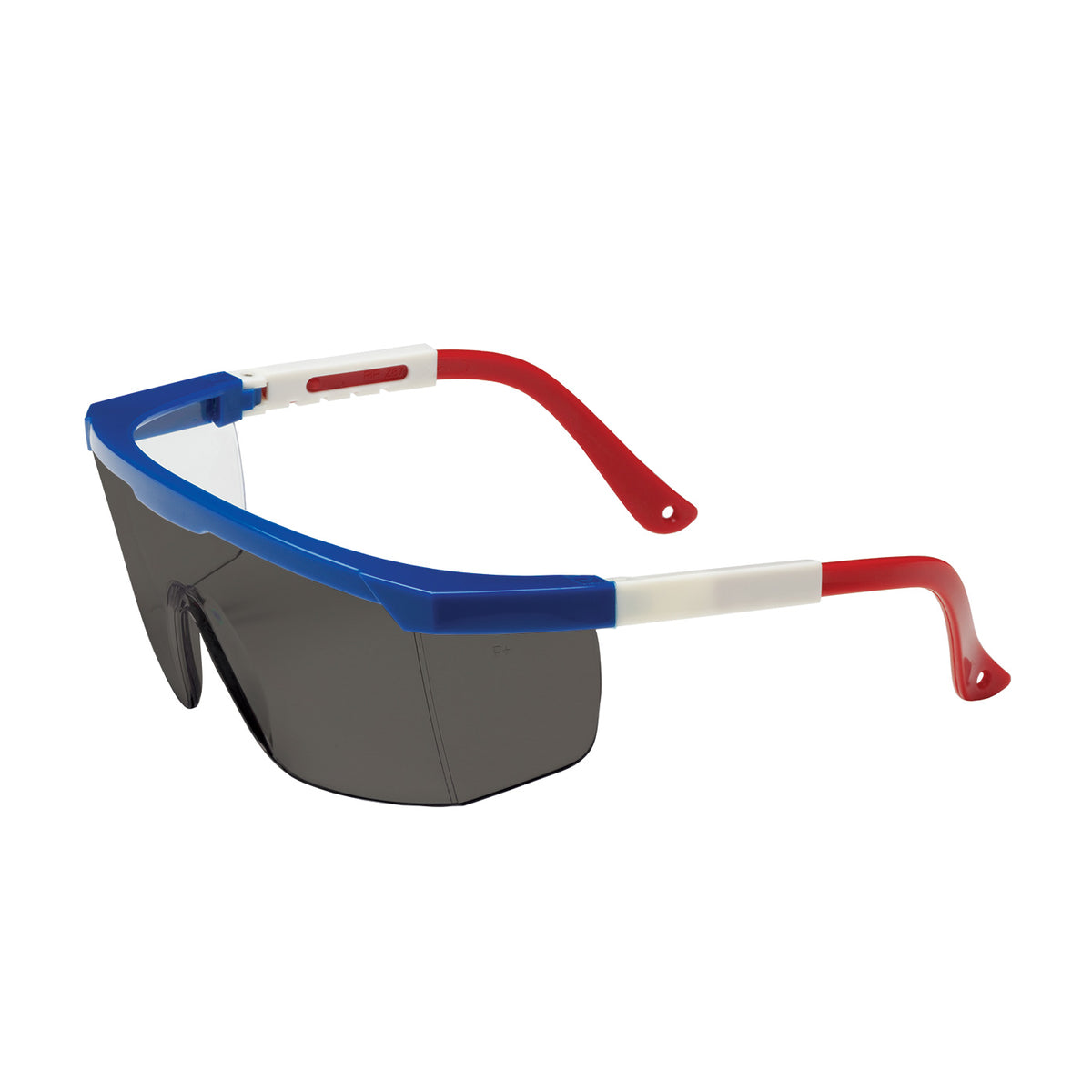 Bouton Optical 250-24-0301 Safety Glasses Polycarbonate Anti-Scratch Blue