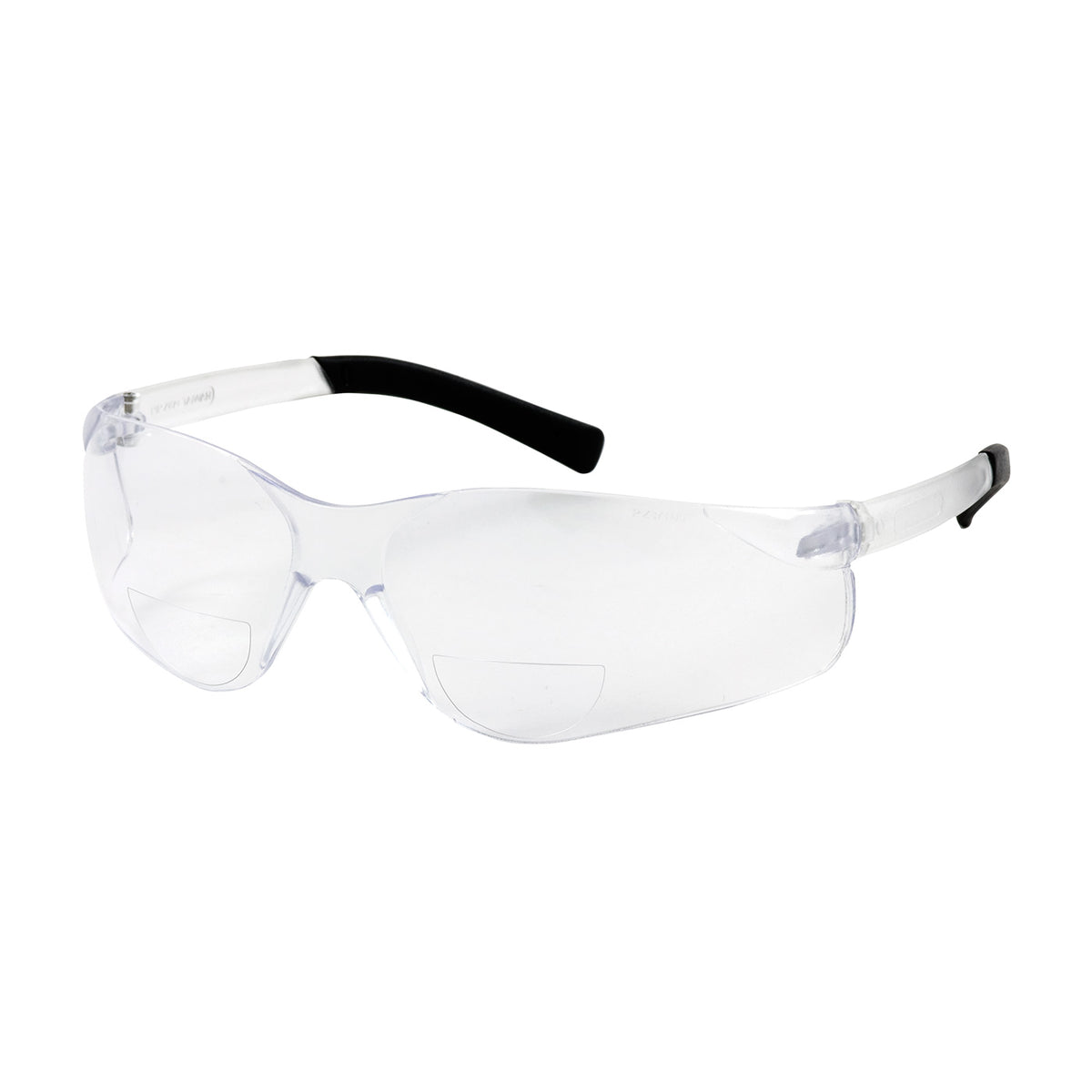 Bouton Optical 250-26-0020 Safety Glasses Rimless Anti-Scratch Clear