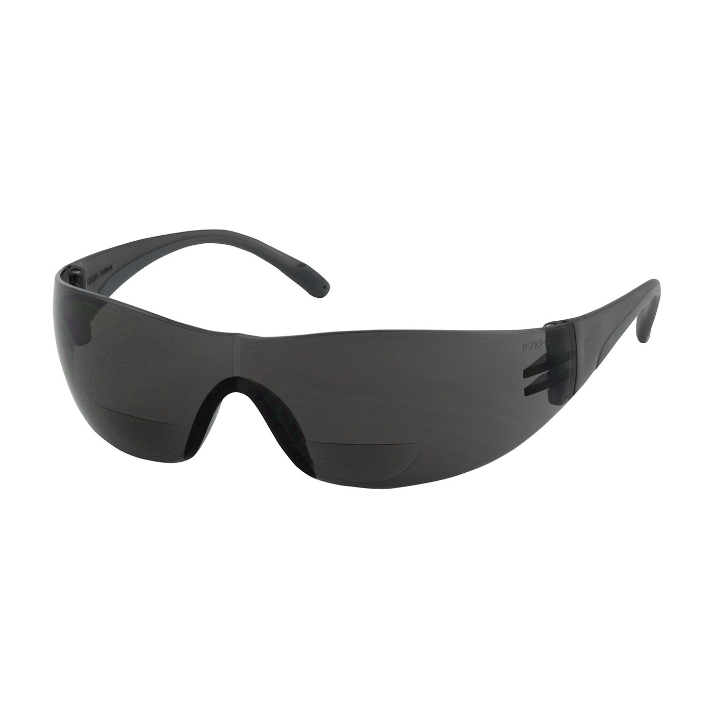 Bouton Optical 250-27-0125 Safety Glasses Anti-Scratch Gray
