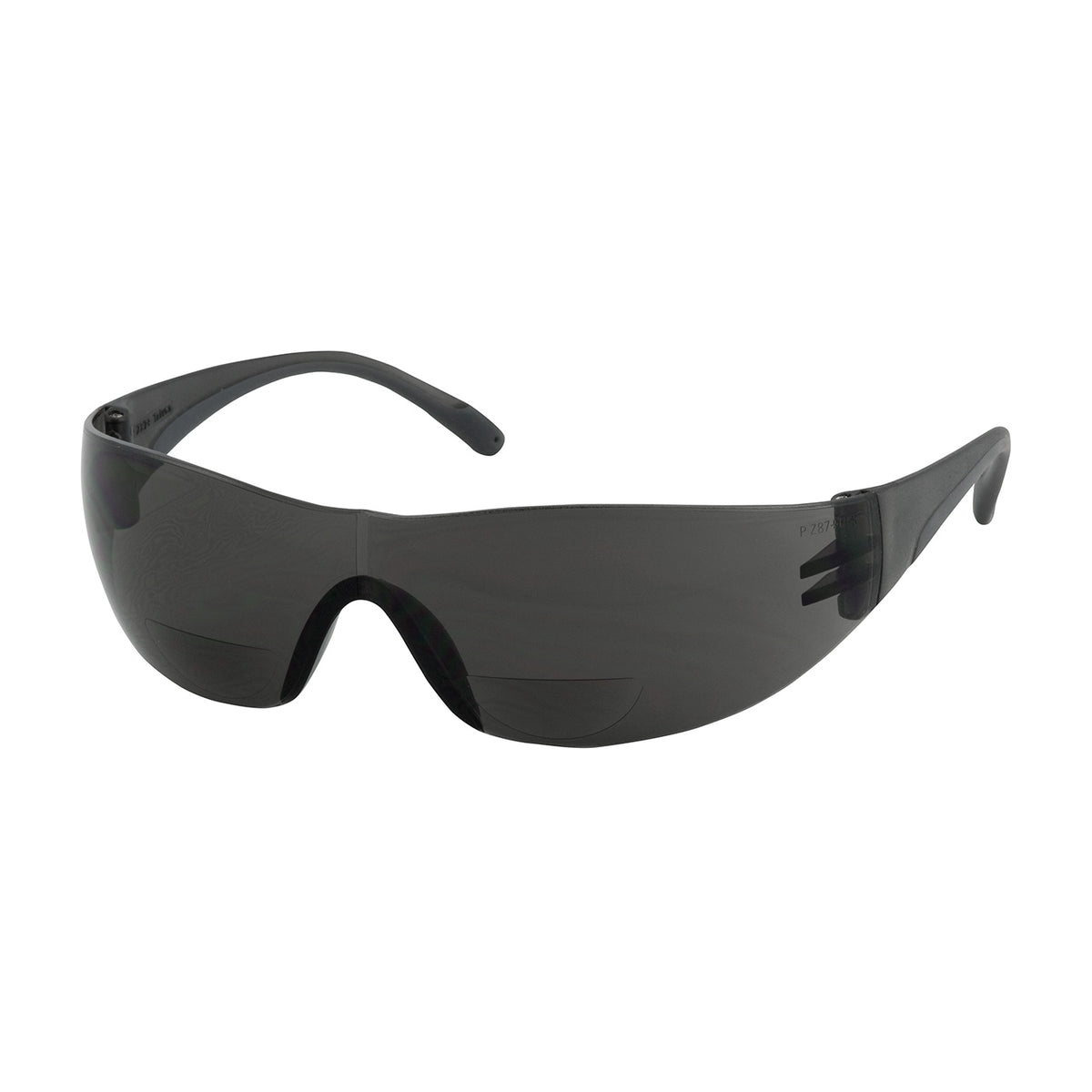 Bouton Optical 250-27-0115 Safety Glasses Gray Lens Anti-Scratch Gray