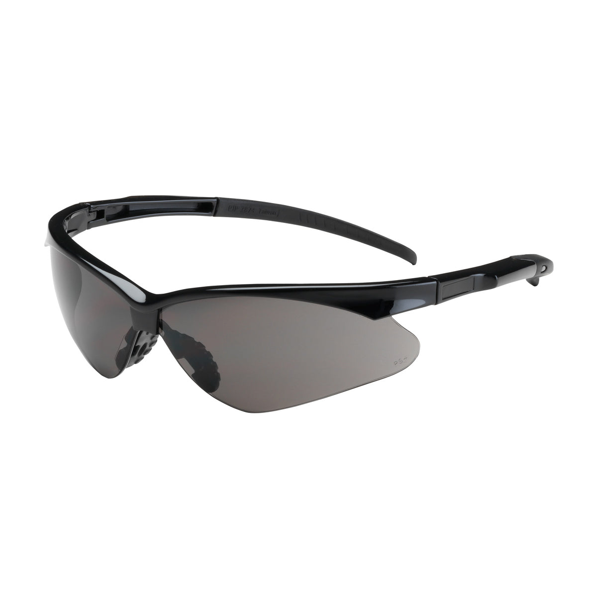 Bouton Optical 250-28-0001 Semi-Rimless Safety Glasses Gray Lens