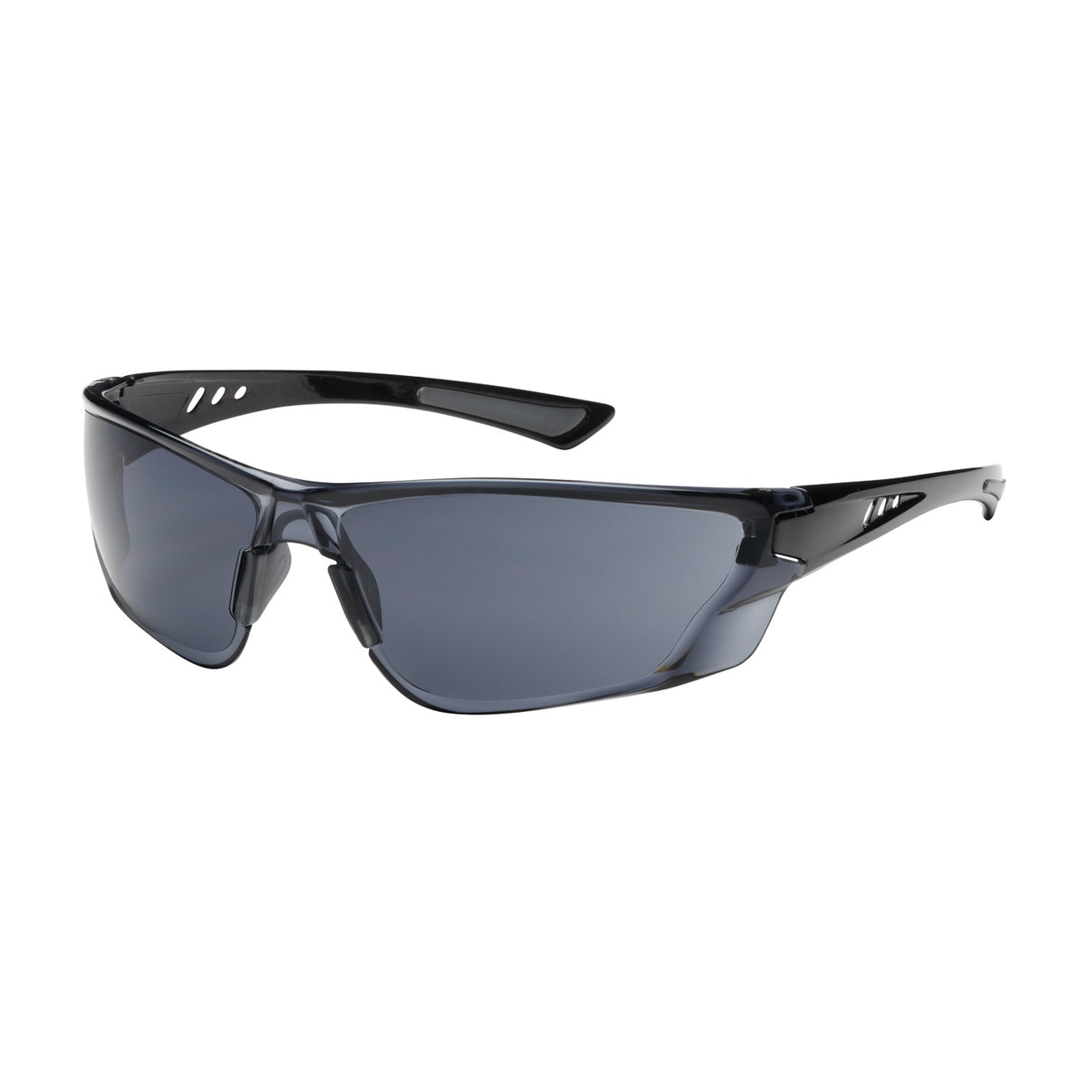 Bouton Optical 250-32-0521 Safety Glasses Rimless Black Anti-Scratch