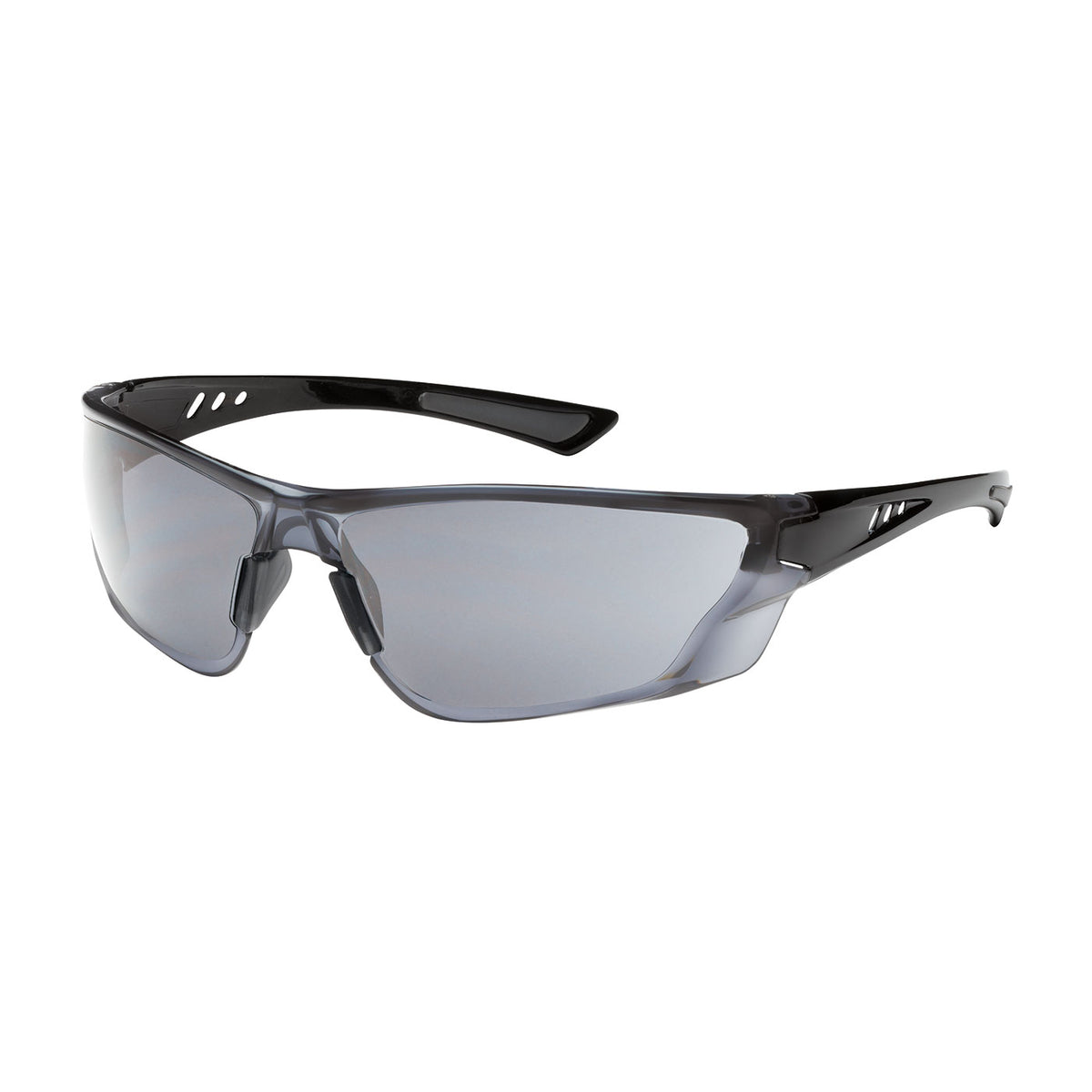 Bouton Optical 250-32-0551 Safety Glasses Rimless Black Anti-Scratch