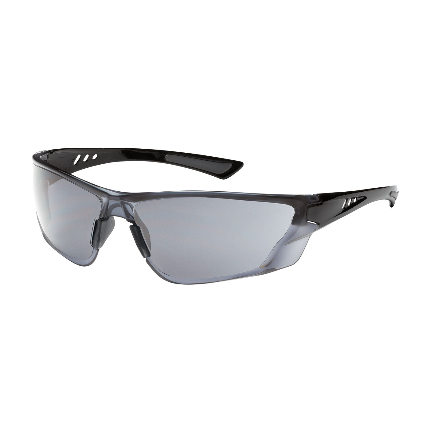 Bouton Optical 250-32-0551 Safety Glasses Rimless Black Anti-Scratch