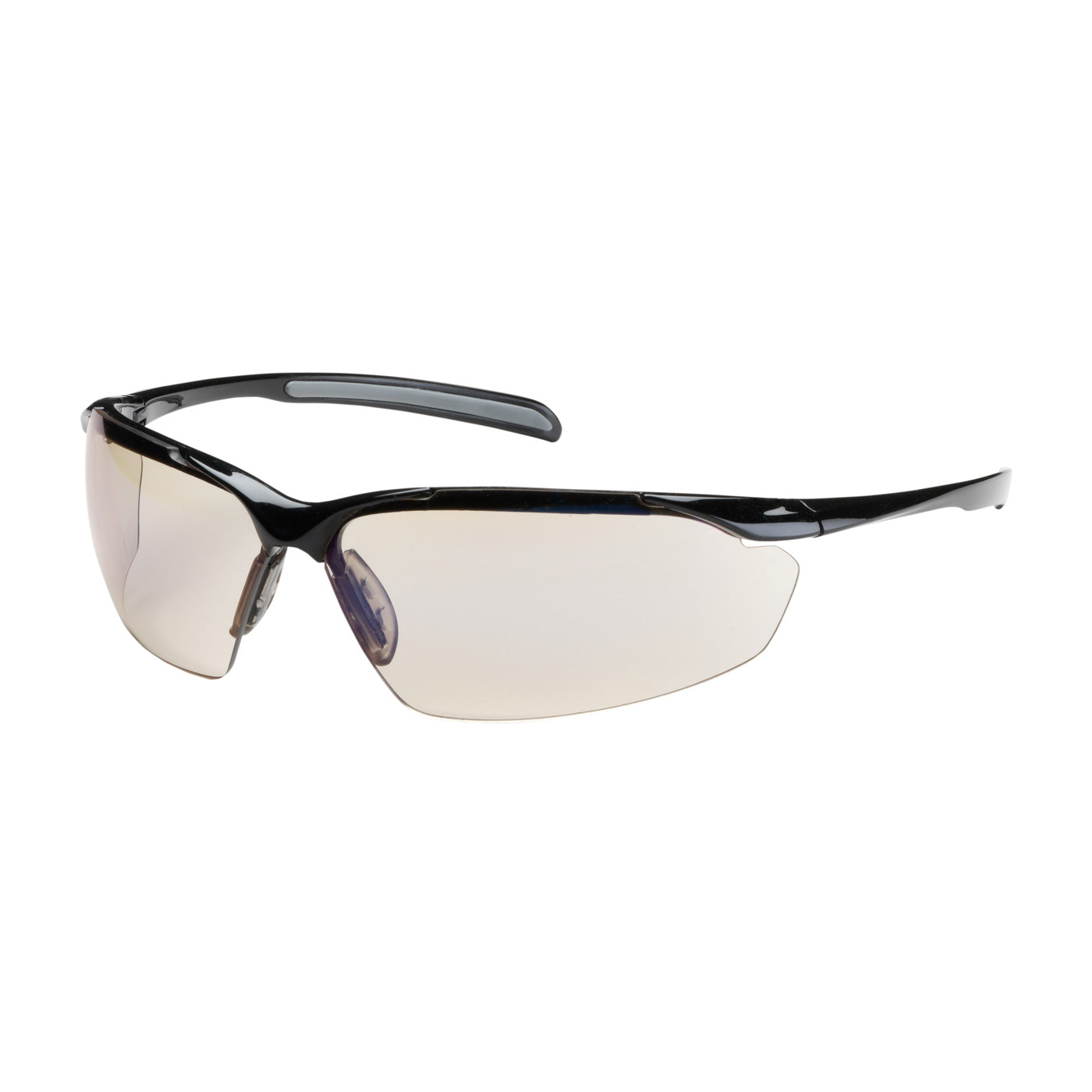 Bouton Optical 250-33-0226 Safety Glasses Semi-Rimless Black
