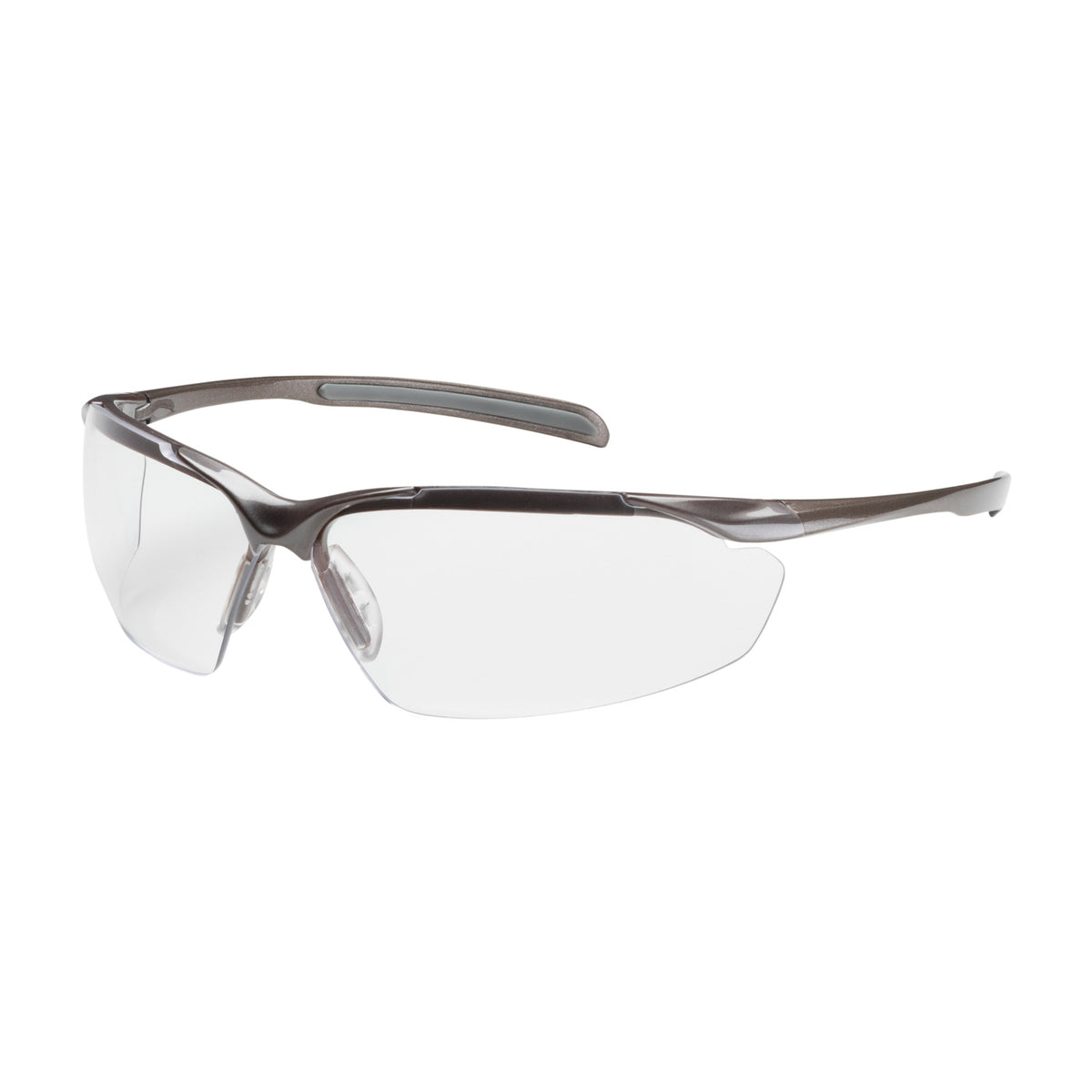 Bouton Optical 250-33-1010 Safety Glasses Semi-Rimless Bronze