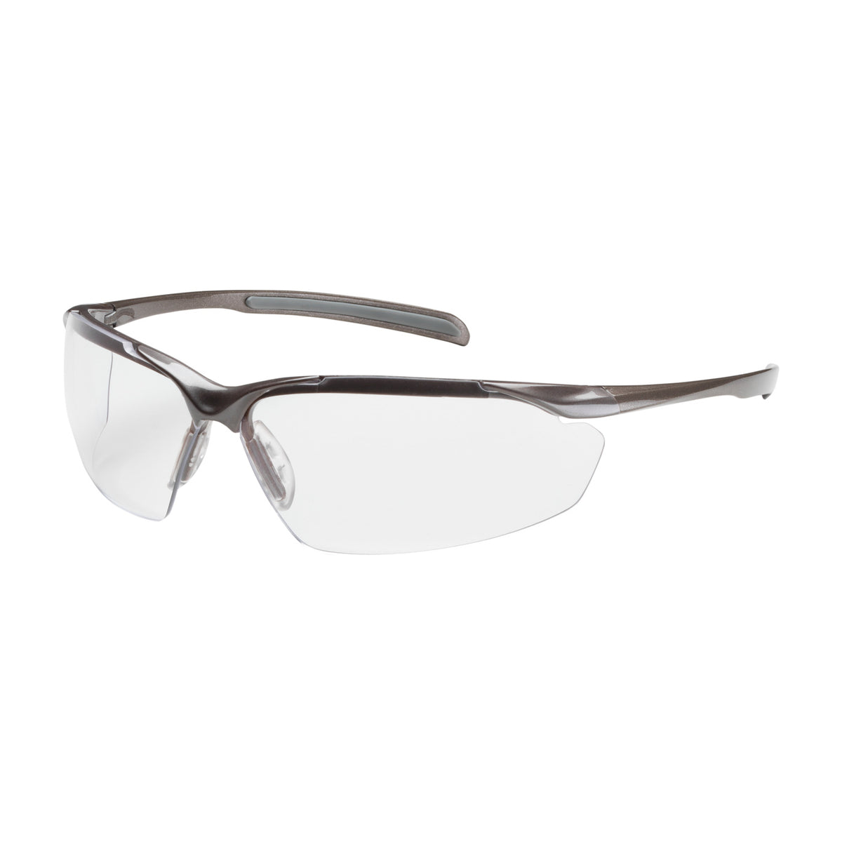 Bouton Optical 250-33-1020 Safety Glasses Semi-Rimless Bronze