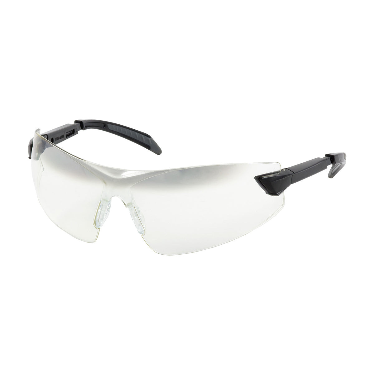 Bouton Optical 250-34-0031 Rimless Safety Glasses Black Anti-Fog