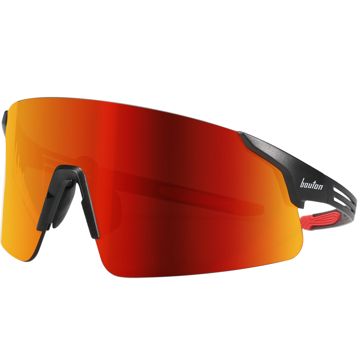 Bouton Optical 250-40-0016 Frameless Safety Glasses Polarized Black
