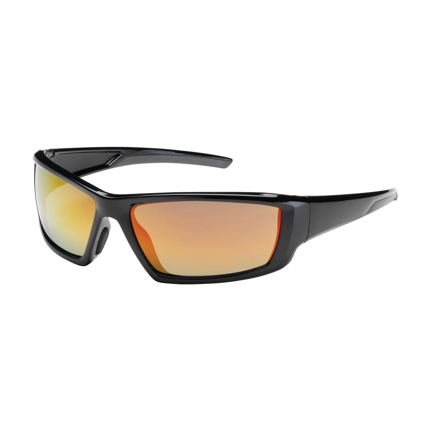 Bouton Optical 250-47-0004 Safety Glasses Anti-Scratch Anti-Reflective Black