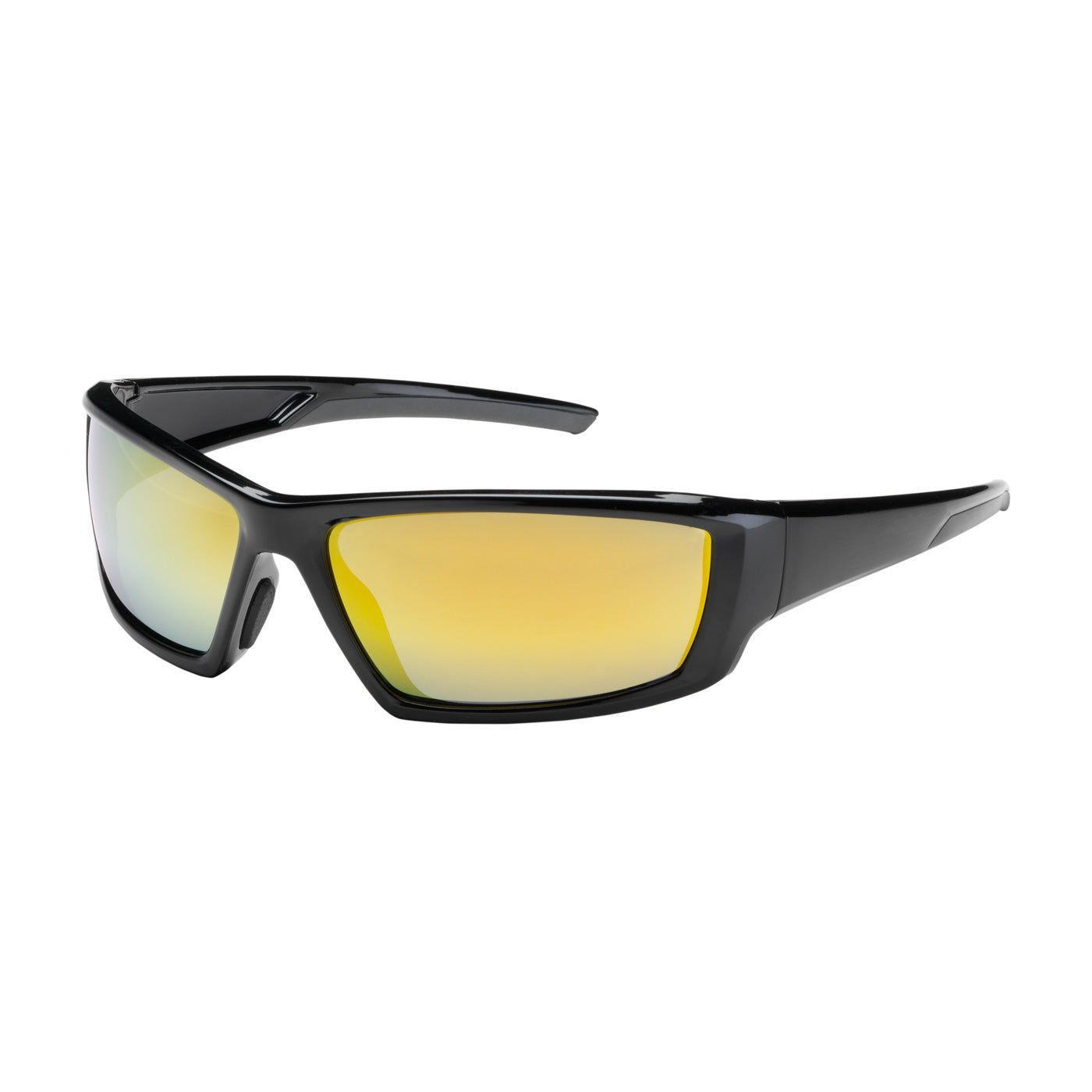 Bouton Optical 250-47-0007 Safety Glasses Anti-Scratch Anti-Reflective Black