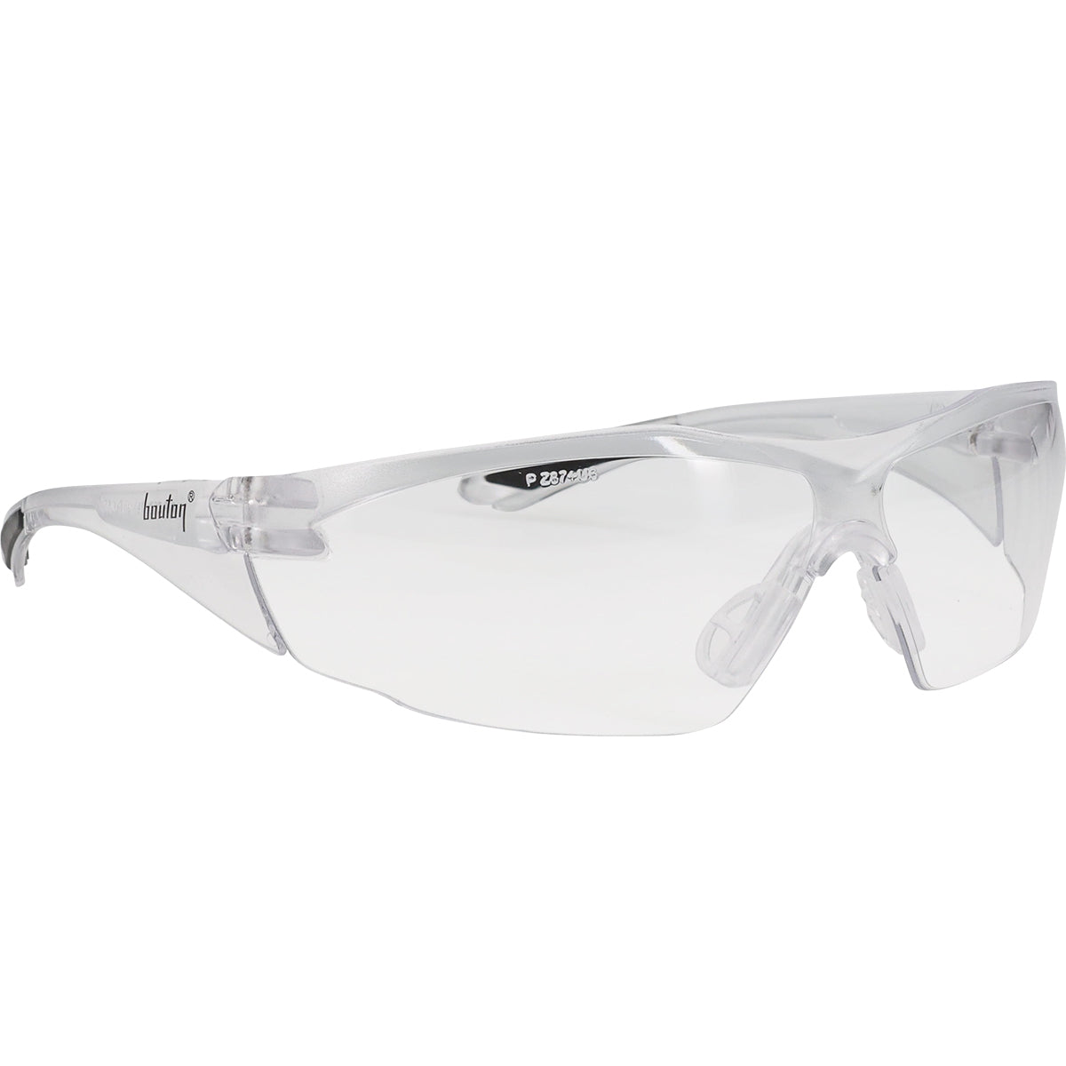 Bouton Optical 250-49-0020 Safety Glasses Rimless Anti-Fog Clear