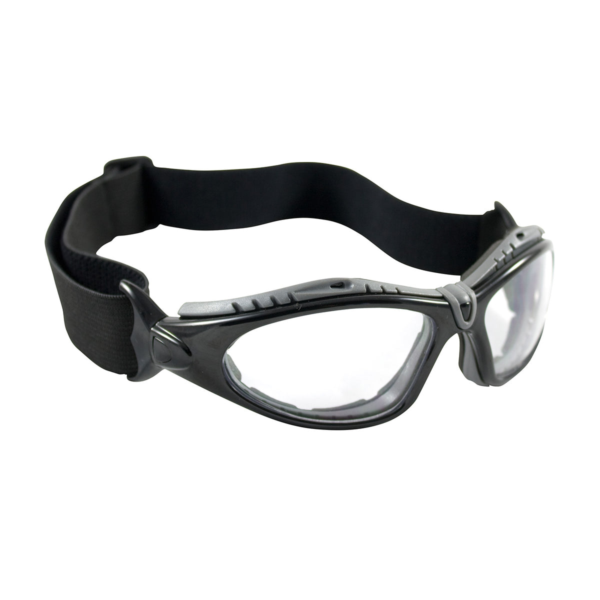 Bouton Optical 250-50-0520 Safety Glasses Foam Padding Anti-Fog Black