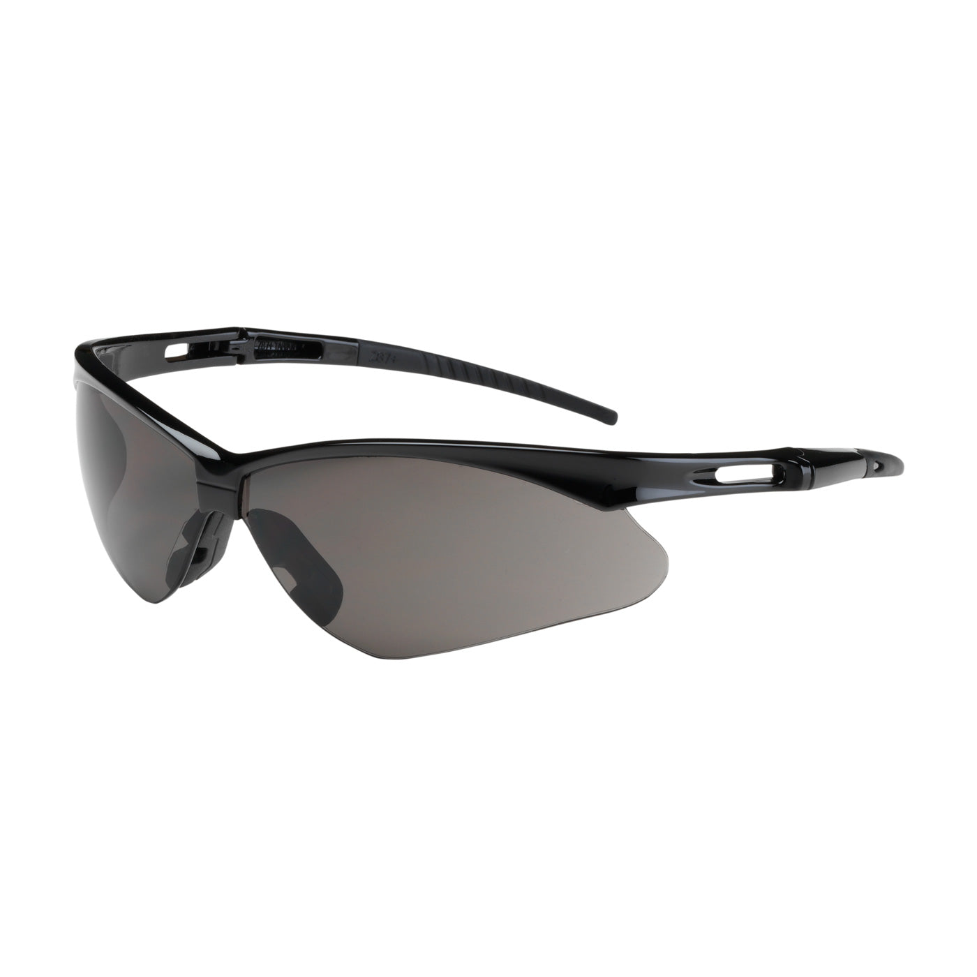 Bouton Optical 250-AN-10112 Semi-Rimless Safety Glasses Polycarbonate Black
