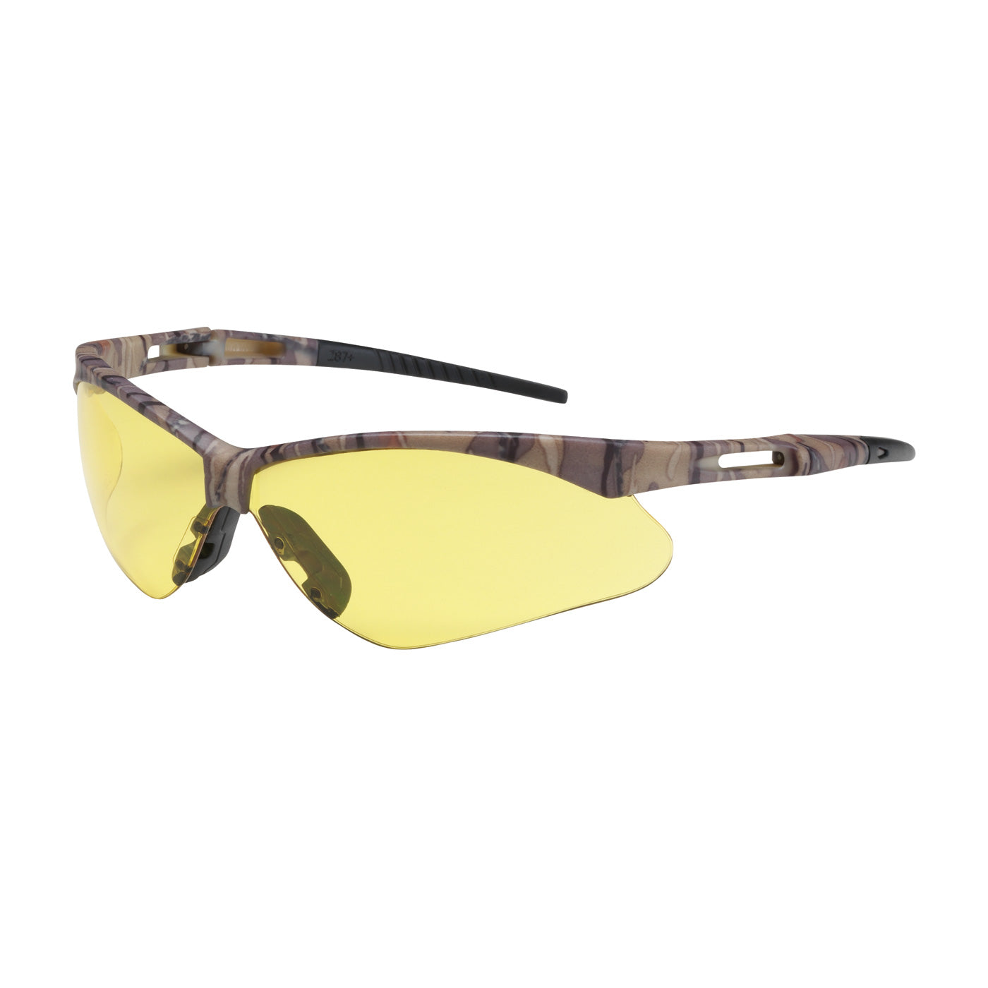 Bouton Optical 250-AN-10122 Safety Glasses Amber Camouflage